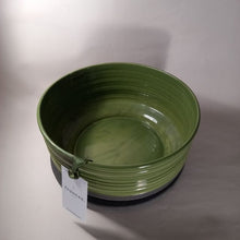 Load image into Gallery viewer, Salad Bowl With Base - Forrest Green
