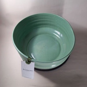 Salad Bowl With Base - Mint
