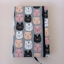 Load image into Gallery viewer, A5 Hard Cover Notebook Cats
