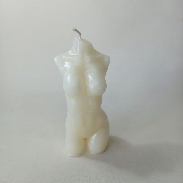 Small White Handmade - Goddess Candles