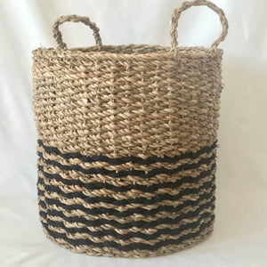Woven Bamboo baskets, Storage Baskets ,Willow baskets ,Hanging woven baskets ,Vintage wire 